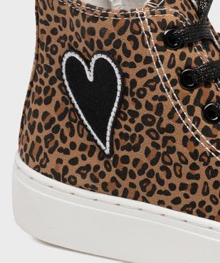 Baskets montantes en toile à semelle plateforme fille - Lovely Wings vue6 - LOVELY WINGS - GEMO