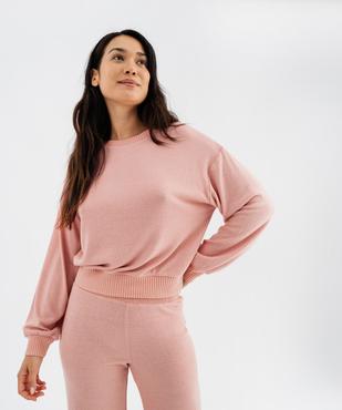 Pyjama pantalon large femme vue3 - GEMO 4G FEMME - GEMO