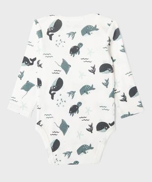 Body manches longues à motifs marins bébé garçon (lot de 3) vue6 - GEMO 4G BEBE - GEMO