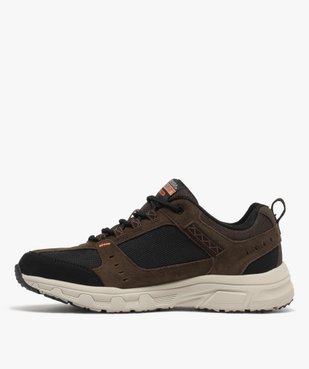 Basket de marche à lacets Oak Canyon homme - Skechers vue3 - SKECHERS - GEMO