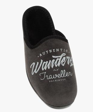 Chaussons homme mules confort en velours ras vue5 - GEMO(HOMWR HOM) - GEMO