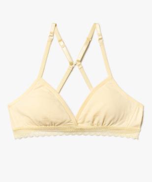 Soutien-gorge triangle spécial dos nageur fille vue1 - GEMO 4G FILLE - GEMO