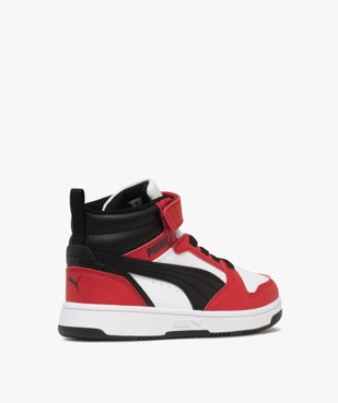 Baskets garçon mid-cut tricolores Rebound V6 - Puma vue4 - PUMA - GEMO
