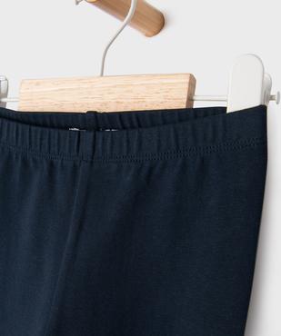 Legging uni en maille résistante bébé fille vue2 - GEMO(BEBE DEBT) - GEMO