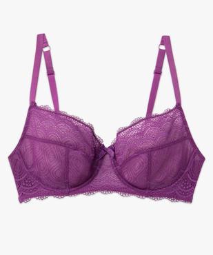 Soutien-gorge emboitant à armatures en dentelle grande taille vue4 - GEMO(HOMWR FEM) - GEMO