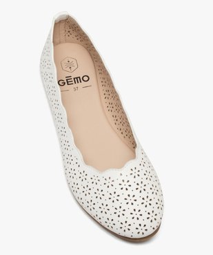 Ballerines à motifs ajourés et col ondulé femme - Valentina Baldano vue6 - VALENTINA BALDA - GEMO