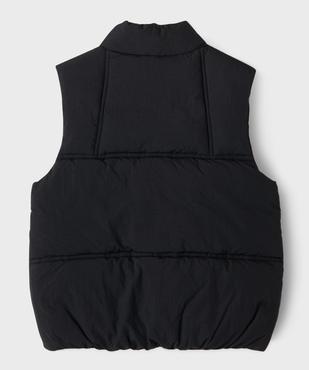 Doudoune sans manches à col montant et poches zippée garçon vue4 - GEMO (ENFANT) - GEMO