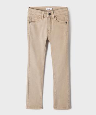 Pantalon slim avec taille ajustable garçon vue2 - GEMO (ENFANT) - GEMO