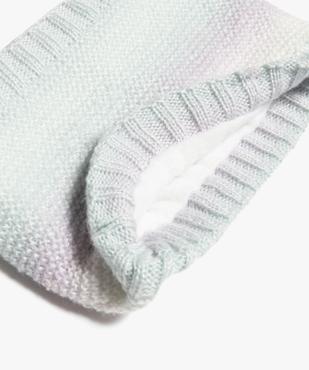 Echarpe snood bébé fille en maille doublée polaire vue2 - GEMO(BEBE DEBT) - GEMO