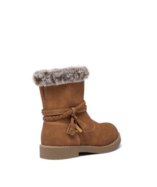 Boots fourrées à brides et zip fille vue4 - GEMO (ENFANT) - GEMO
