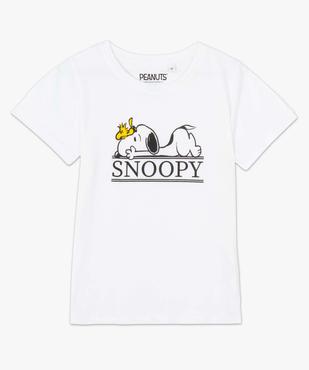Tee-shirt femme à manches courtes avec motif Snoopy - Peanuts vue4 - SNOOPY - GEMO