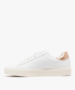 Baskets basses à lacets et détails brillants femme  - Skechers vue3 - SKECHERS - GEMO