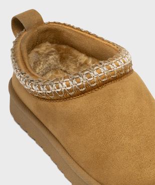 Boots fourrées basses en suédine fille vue6 - LOVELY WINGS - GEMO