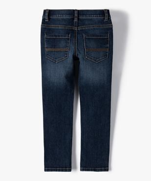 Jean garçon coupe Slim contenant du polyester recyclé vue4 - GEMO 4G GARCON - GEMO