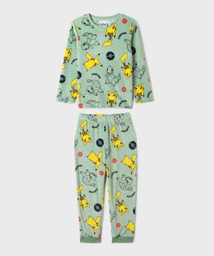 Pyjama en velours imprimé garçon - Pokémon vue1 - POKEMON - GEMO