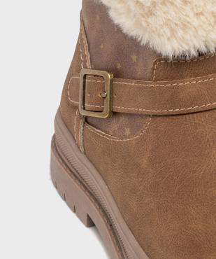 Bottines zippées à col fourrée et semelle crantée fille vue6 - LOVELY WINGS - GEMO