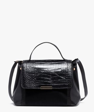 Sac femme multimatières avec rabat vue1 - GEMO (ACCESS) - GEMO