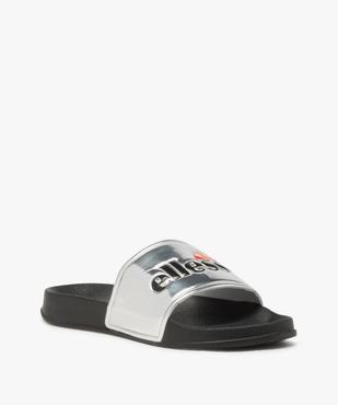 Mules de piscine femme à bandeau métallisé - Ellesse vue2 - ELLESSE - GEMO