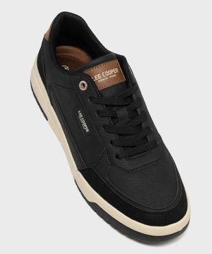 Baskets basses unies à lacets homme - Lee Cooper vue5 - LEE COOPER - GEMO