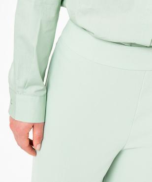 Pantalon de tailleur fluide avec pli marqué femme vue2 - GEMO(FEMME PAP) - GEMO