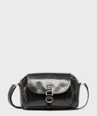 Sac à bandoulière en matière embossée femme vue1 - GEMO (ACCESS) - GEMO