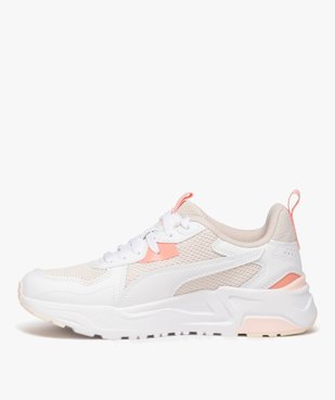 Baskets femme dessus en mesh tricolore style running - Puma vue3 - PUMA - GEMO