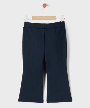 Pantalon flare en maille Milano bébé fille - LuluCastagnette vue3 - LULU CASTAGNETTE G4G D - GEMO