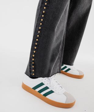 Jean flare taille haute à clous et bords francs femme vue2 - GEMO(FEMME PAP) - GEMO