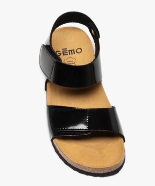 Sandales filles à brides vernies et semelle liège vue5 - GEMO (ENFANT) - GEMO