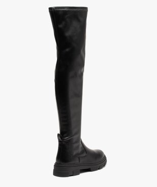 Cuissardes femme unies à semelle épaisse et crantée vue4 - GEMO (CASUAL) - GEMO