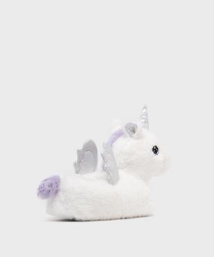 Chaussons 3D en forme de licorne avec paillettes fille vue4 - GEMO (ENFANT) - GEMO