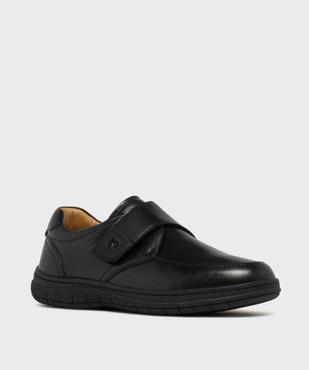 Derbies à scratch en cuir homme - Pierre Cardin vue2 - PIERRE CARDIN CONFORT - GEMO