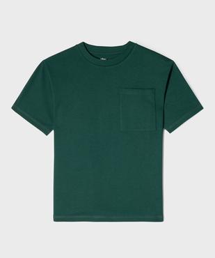 Tee-shirt manches courtes coupe oversize garçon vue1 - GEMO (JUNIOR) - GEMO