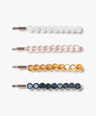 Pinces à cheveux femme avec perles (lot de 4) vue1 - GEMO (ACCESS) - GEMO