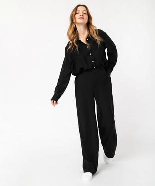 Chemise coupe courte à motifs ton sur ton femme vue5 - GEMO(FEMME PAP) - GEMO