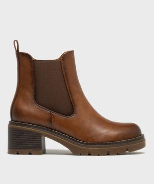 Chelsea boots à semelle crantée femme - 5 Miles vue1 - 5 MILES GEMO FOR GOOD - GEMO