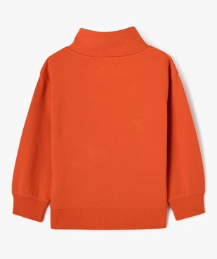 Sweat à col châle en molleton doux garçon vue3 - GEMO (ENFANT) - GEMO
