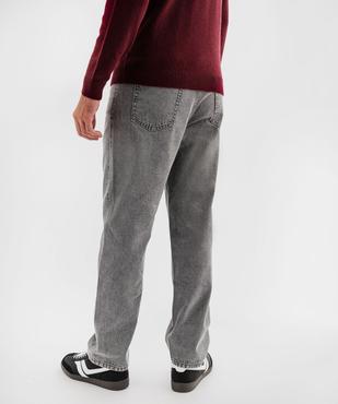 Jean loose en denim 100% coton homme vue3 - GEMO 4G HOMME - GEMO