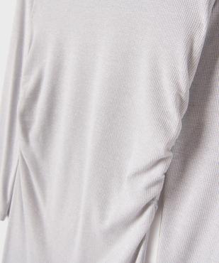 Robe manches longues coupe courte et ajustée en maille pailletée fille vue3 - GEMO (JUNIOR) - GEMO