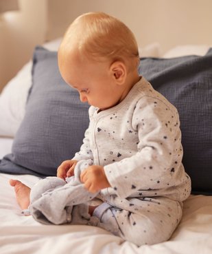 Ensemble bébé 2 pièces : gilet et pantalon en molleton étoilé - LuluCastagnette vue1 - LULUCASTAGNETTE - GEMO