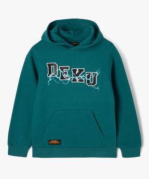 Sweat à capuche avec motif mangapoitrine et dos garçon - My Hero Academia vue1 - MY HERO ACADEMIA - GEMO