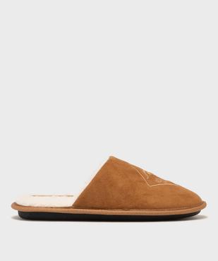 Chaussons mules fourrés dessus velours homme - Roadsign vue1 - ROADSIGN D - GEMO