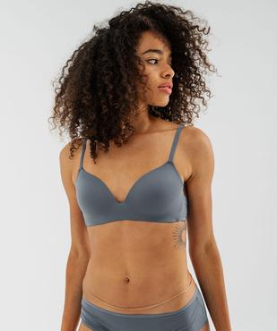 Soutien-gorge triangle sans armature à bonnets moulés vue5 - GEMO 4G FEMME - GEMO