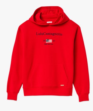 Sweat à capuche avec broderie femme - LuluCastagnette vue5 - LULU CASTAGNETTE GEMO FOR GOOD - GEMO
