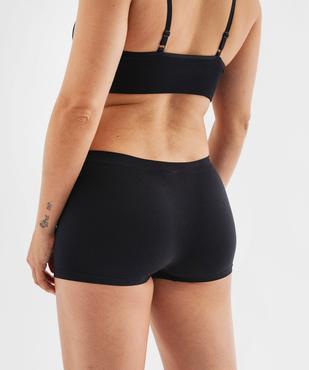 Boxer en maille extensible femme vue8 - GEMO 4G FEMME - GEMO