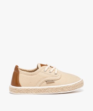 Baskets garçon en toile avec semelle en corde tressée vue1 - GEMO (ENFANT) - GEMO