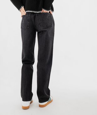 Jean Full Lenght Straight taille haute femme vue4 - GEMO 4G FEMME - GEMO