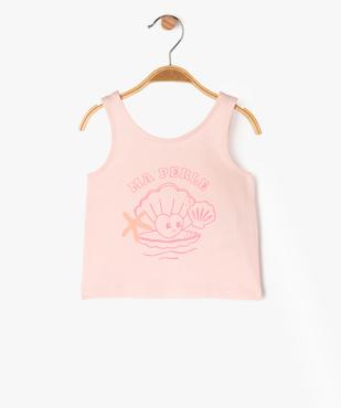 Débardeur à motifs bébé fille vue1 - GEMO 4G BEBE - GEMO
