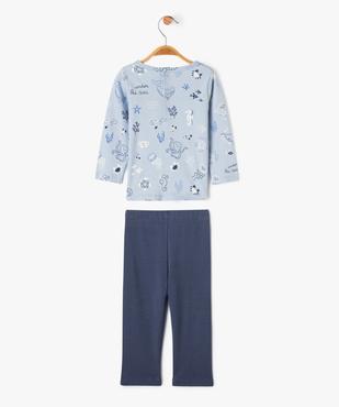 Pyjama 2 pièces en coton à motifs marins bébé garçon vue3 - GEMO 4G BEBE - GEMO