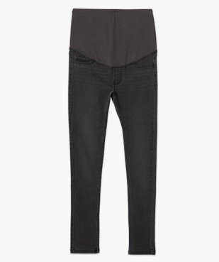 Jean de grossesse coupe slim avec bandeau stretch taille haute vue4 - GEMO (MATER) - GEMO